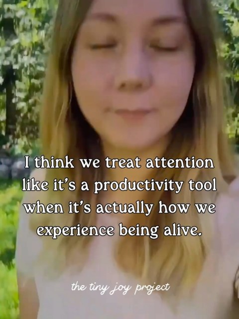 I started learning about attention because I wanted to understand what all this talk about our attention spans actually means.

Instead I’ve ended up slightly obsessed with a much bigger question,

What are we doing with the attention we already have?

Because that’s hours and hours of a life, every single day.