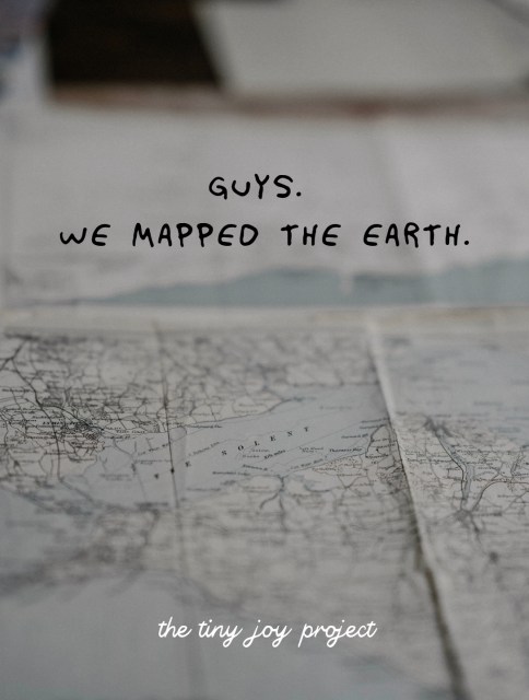 There are so many places on Earth I will probably will never get to stand in, and somehow I still get to peek. I really, really like that.